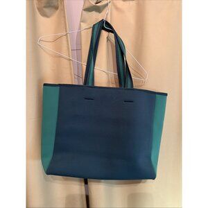 Summersalt The Perfect Beach Tote Bag Seaglass & Seaweed Green Neoprene